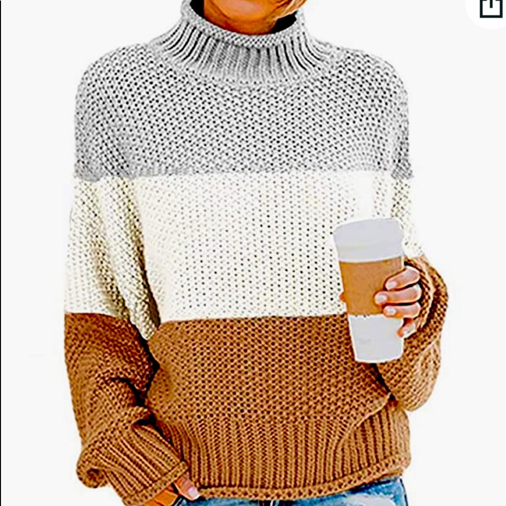 Gently used sweaters, very warm, very stylish. Same style, 3 colors.